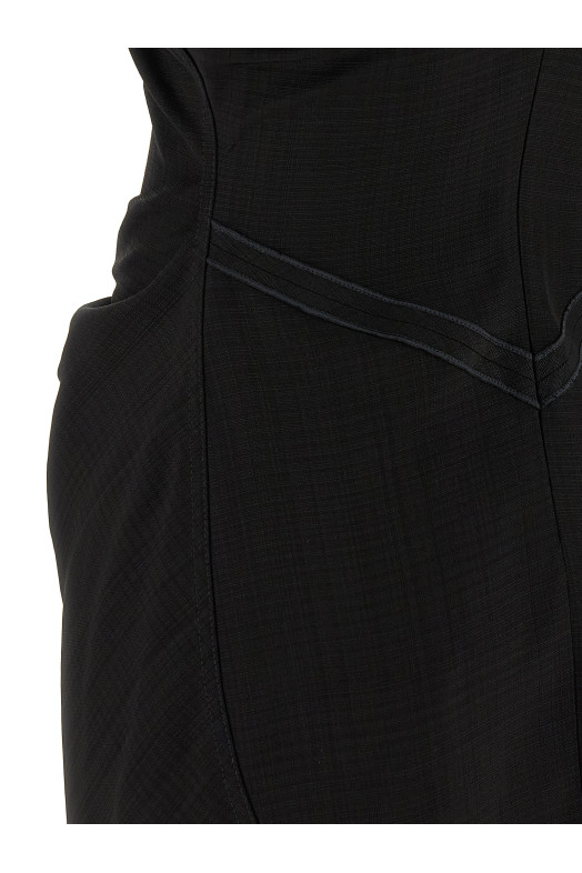 Сукня VICTORIA BECKHAM 'Міні' із заниженою талією Чорна 1424WDR006087ABLACK Сукня VICTORIA BECKHAM 'Міні' із заниженою талією Чорна 1424WDR006087ABLACK