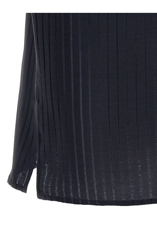 Смугаста сорочка Синя SAINT LAURENT 601070Y2G624102 Смугаста сорочка Синя SAINT LAURENT 601070Y2G624102