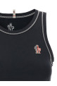 Спортивный топ с нашивкой логотипа Черный MONCLER GRENOBLE K10988P00001899YG999 Спортивный топ с нашивкой логотипа Черный MONCLER GRENOBLE K10988P00001899YG999