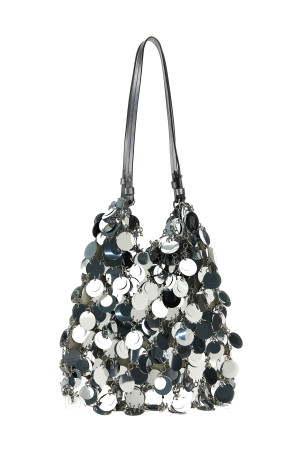 'Silver Sparkle Discs Large' shoulder bag Silver 'Silver Sparkle Discs Large' shoulder bag Silver