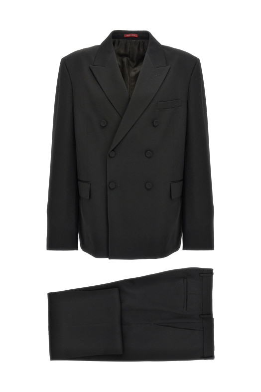 Double-breasted dress Black