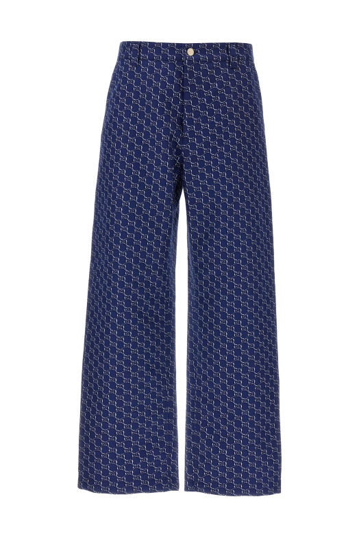 Штани GUCCI 'GG Shadow' сині 814727ZAR264069 Штани GUCCI 'GG Shadow' сині 814727ZAR264069