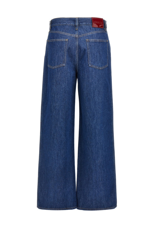 Бавовняні джинси Синій GUCCI 816971XDC5F4100 Бавовняні джинси Синій GUCCI 816971XDC5F4100