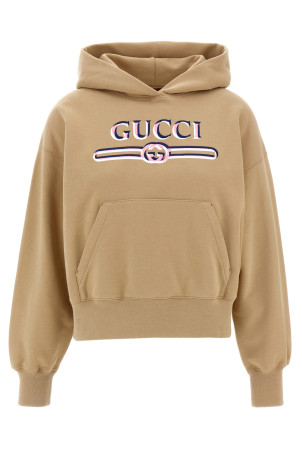 Бежеве худі з логотипом GUCCI 787274XJG612397 Бежеве худі з логотипом GUCCI 787274XJG612397