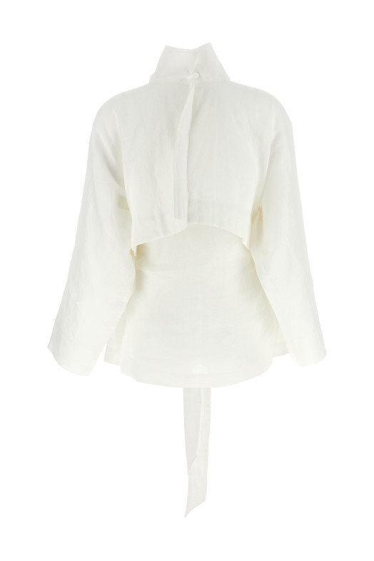 Піджак ISSEY MIYAKE 'Hempen' Білий IM56FC55205