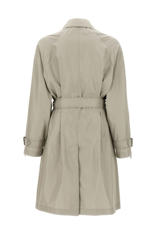 Car coat silk Gray
