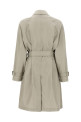 Car coat silk Gray