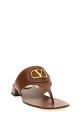 Valentino Garavani VLogo Signature Sandals Brown Valentino Garavani VLogo Signature Sandals Brown