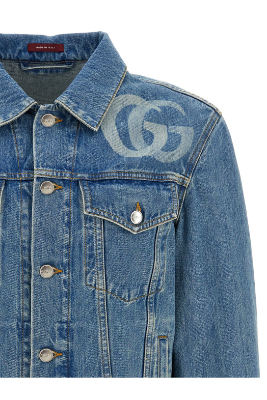 Джинсова куртка GG Синя GUCCI 815625XDC6W4492 Джинсова куртка GG Синя GUCCI 815625XDC6W4492