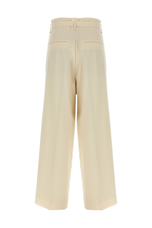 Шерстяные брюки Бежевый A25SP04MTIVORY Шерстяные брюки Бежевый A25SP04MTIVORY