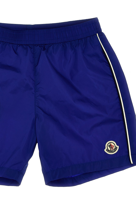 Шорти для плавання з нашивкою з логотипом Синій MONCLER ENFANT K19542C0000953326739 Шорти для плавання з нашивкою з логотипом Синій MONCLER ENFANT K19542C0000953326739