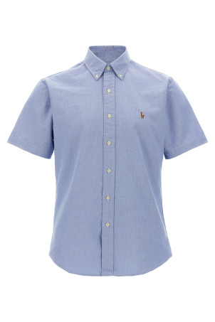 Logo embroidery shirt BLUE Logo embroidery shirt BLUE