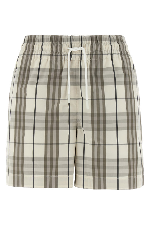 Шорты-бермуды в клетку Серый BURBERRY 8109232COTTONIPCHECK Шорты-бермуды в клетку Серый BURBERRY 8109232COTTONIPCHECK