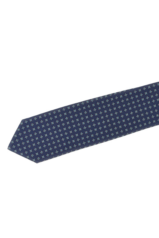 Patterned tie Blue Patterned tie Blue