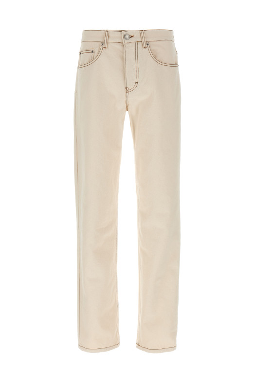 Окрашенные джинсы Бежевый AMI PARIS HTR001DE0039136 Окрашенные джинсы Бежевый AMI PARIS HTR001DE0039136