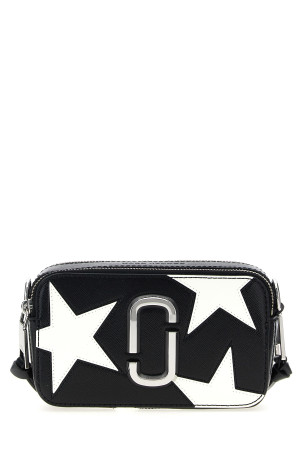 Сумка через плече MARC JACOBS 'The Star Patchwork Snapshot' чорно-сіра 2R4HCR013H02005 Сумка через плече MARC JACOBS 'The Star Patchwork Snapshot' чорно-сіра 2R4HCR013H02005