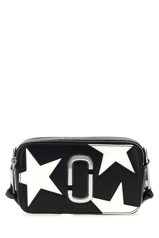 Сумка через плече MARC JACOBS 'The Star Patchwork Snapshot' чорно-сіра 2R4HCR013H02005 Сумка через плече MARC JACOBS 'The Star Patchwork Snapshot' чорно-сіра 2R4HCR013H02005