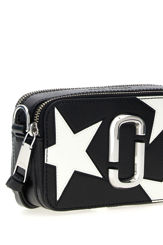 Сумка через плече MARC JACOBS 'The Star Patchwork Snapshot' чорно-сіра 2R4HCR013H02005 Сумка через плече MARC JACOBS 'The Star Patchwork Snapshot' чорно-сіра 2R4HCR013H02005