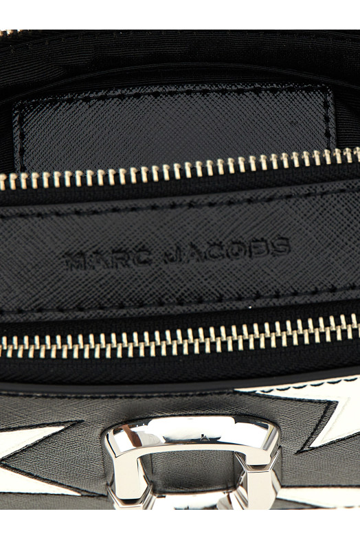 Сумка через плече MARC JACOBS 'The Star Patchwork Snapshot' чорно-сіра 2R4HCR013H02005 Сумка через плече MARC JACOBS 'The Star Patchwork Snapshot' чорно-сіра 2R4HCR013H02005