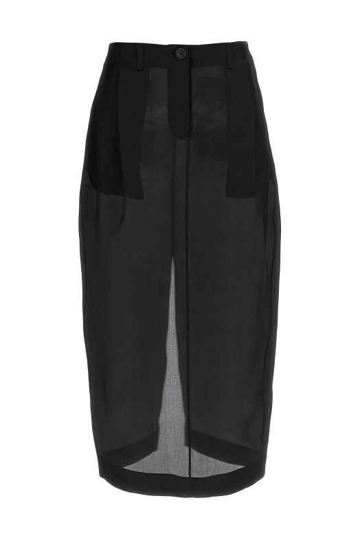 Спідниця KHAITE 'Lucian' Чорна 41493002W3002200 Спідниця KHAITE 'Lucian' Чорна 41493002W3002200