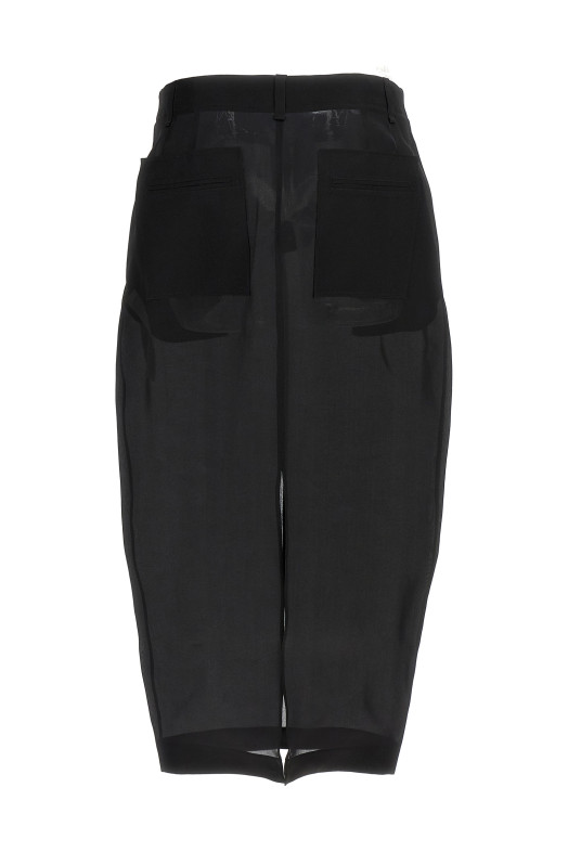 Спідниця KHAITE 'Lucian' Чорна 41493002W3002200 Спідниця KHAITE 'Lucian' Чорна 41493002W3002200