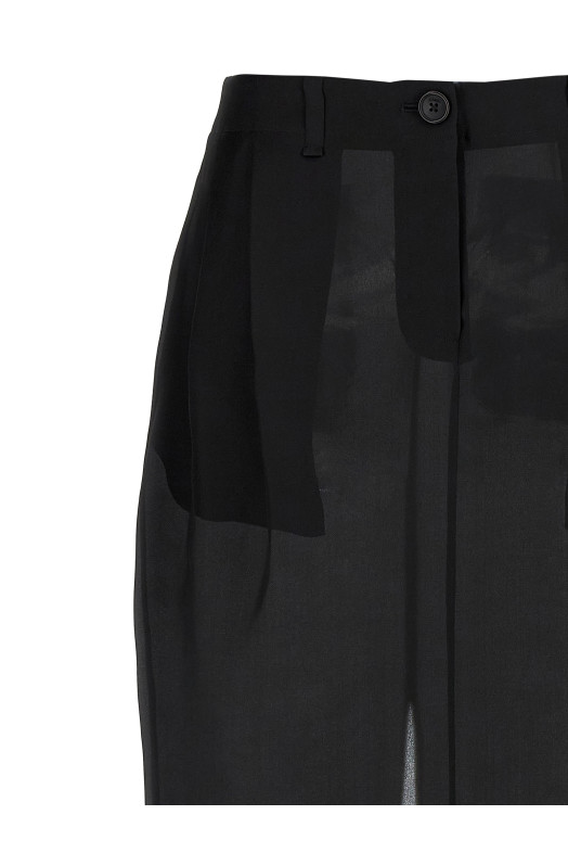 Спідниця KHAITE 'Lucian' Чорна 41493002W3002200 Спідниця KHAITE 'Lucian' Чорна 41493002W3002200