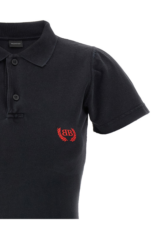 'Laurel Classic' polo dress Black 'Laurel Classic' polo dress Black