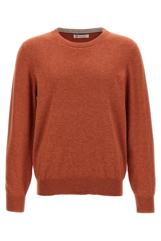 Cashmere sweater orange