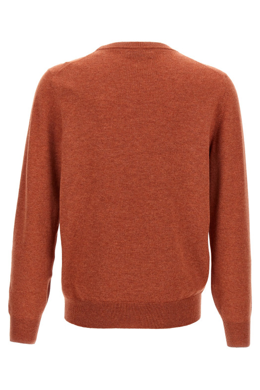 Cashmere sweater orange