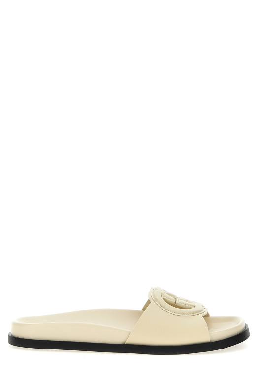 Слайди з вирізаним логотипом Білий GUCCI 816334US0009540