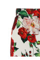 Floral longuette skirt White Floral longuette skirt White