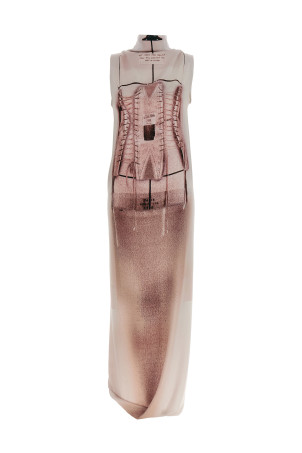 'The Draped Trompe-L’Œil Corset' dress Pink 'The Draped Trompe-L’Œil Corset' dress Pink