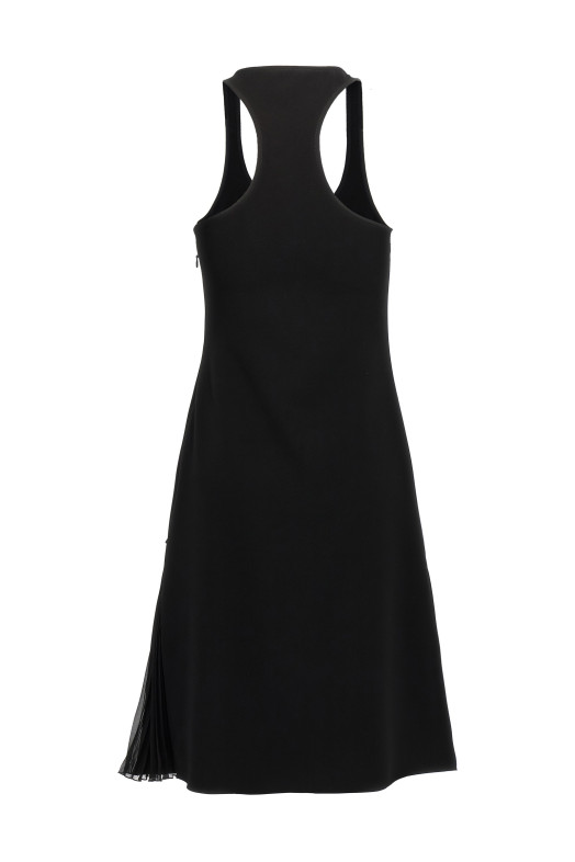 'Infinty Pleats A-Line' dress Black 'Infinty Pleats A-Line' dress Black