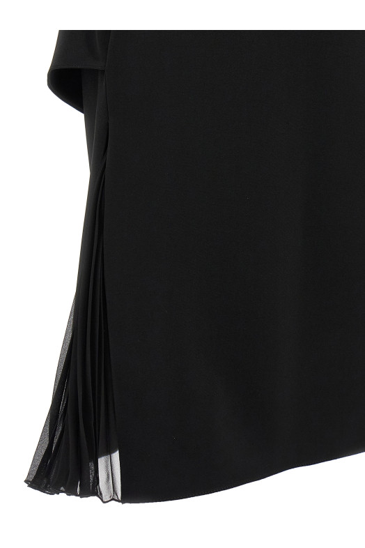 'Infinty Pleats A-Line' dress Black 'Infinty Pleats A-Line' dress Black