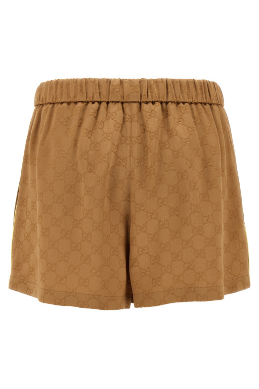 Атласные шорты GG Brown GUCCI 814743ZAQKJ2031 Атласные шорты GG Brown GUCCI 814743ZAQKJ2031