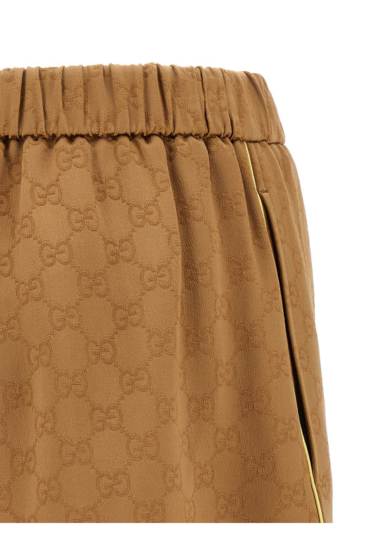 Атласные шорты GG Brown GUCCI 814743ZAQKJ2031 Атласные шорты GG Brown GUCCI 814743ZAQKJ2031