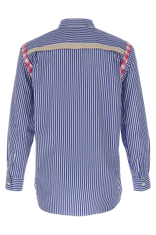 Смугаста сорочка Синя COMME DES GARCONS SHIRT FOB020S251