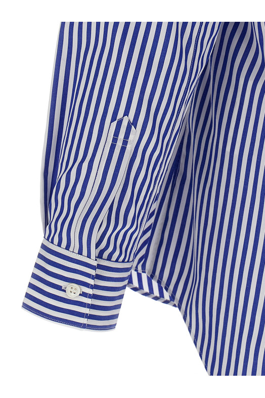 Смугаста сорочка Синя COMME DES GARCONS SHIRT FOB020S251