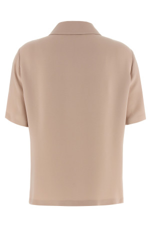 Silk polo shirt Pink Silk polo shirt Pink