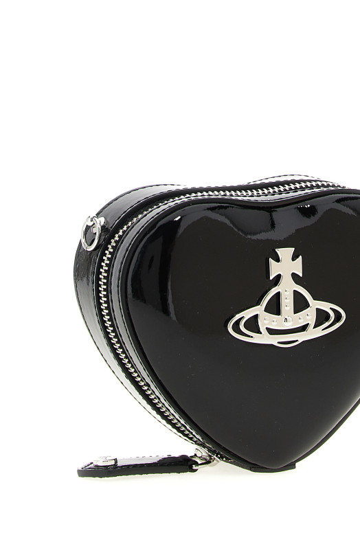 Міні-сумка через плече VIVIENNE WESTWOOD 'Mini Heart' Чорний 58020003WL001ON403 Міні-сумка через плече VIVIENNE WESTWOOD 'Mini Heart' Чорний 58020003WL001ON403