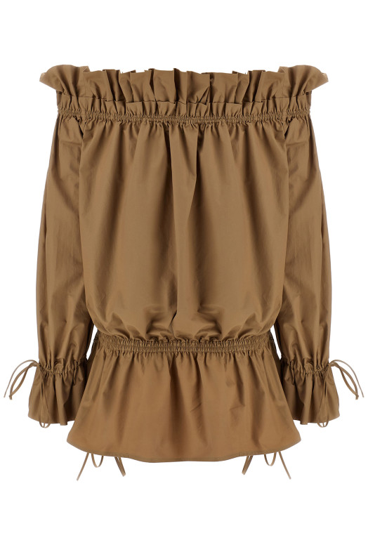 Сукня із завитушками Бежева SAINT LAURENT 820966Y3K752560 Сукня із завитушками Бежева SAINT LAURENT 820966Y3K752560