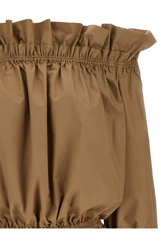 Сукня із завитушками Бежева SAINT LAURENT 820966Y3K752560 Сукня із завитушками Бежева SAINT LAURENT 820966Y3K752560