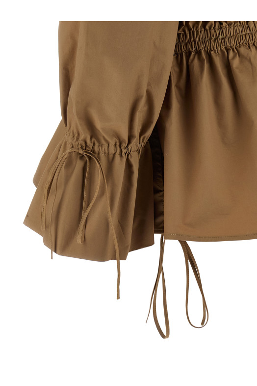 Сукня із завитушками Бежева SAINT LAURENT 820966Y3K752560 Сукня із завитушками Бежева SAINT LAURENT 820966Y3K752560