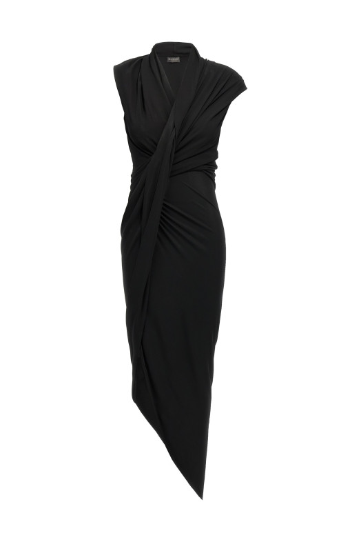 Draped dress Black