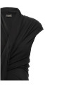 Draped dress Black