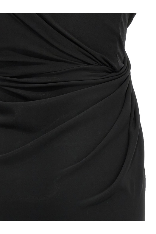 Draped dress Black