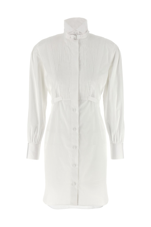 Tuxedo chemisier dress White Tuxedo chemisier dress White