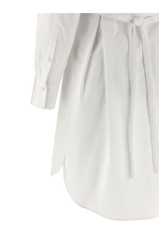 Tuxedo chemisier dress White Tuxedo chemisier dress White