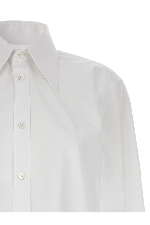 Длинная рубашка Белая MAISON MARGIELA (S67DT0003S43001100) Длинная рубашка Белая MAISON MARGIELA (S67DT0003S43001100)