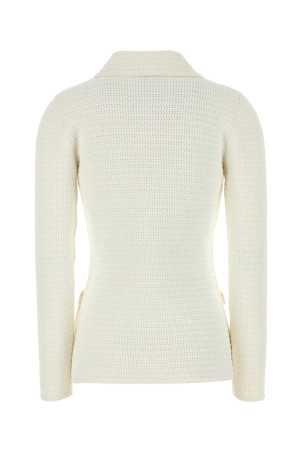 Белый эластичный крючком блейзер GUCCI (819372XKEOP) Белый эластичный крючком блейзер GUCCI (819372XKEOP)